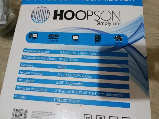 caixa de som multimidia 2.1 PC, Bluetooth. - Foto 3
