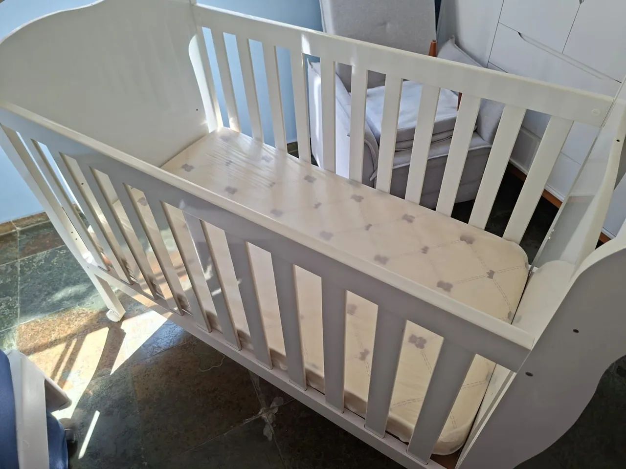 Berço Infantil Conservado S/Colchão | Pronto para Uso - Foto 2