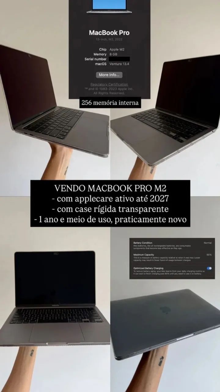 Macbook Pro m2 2022