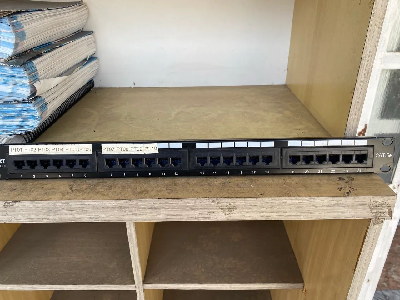 Switch Giga & Patch Panel 24 portas