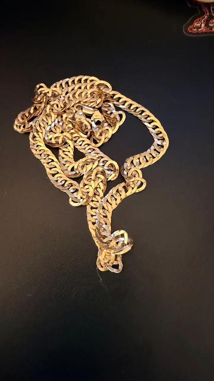 Cordão de ouro maci ço  - Foto 2