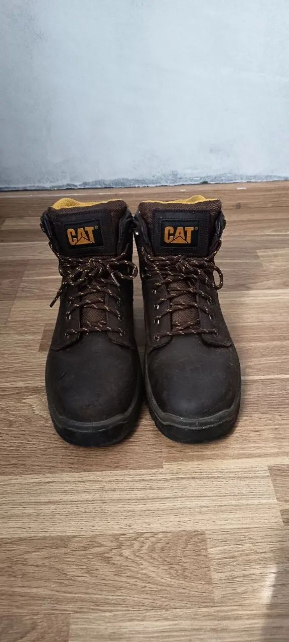 Bota CAT Original Segurança S3 SRC Couro Nº 44 Importada
