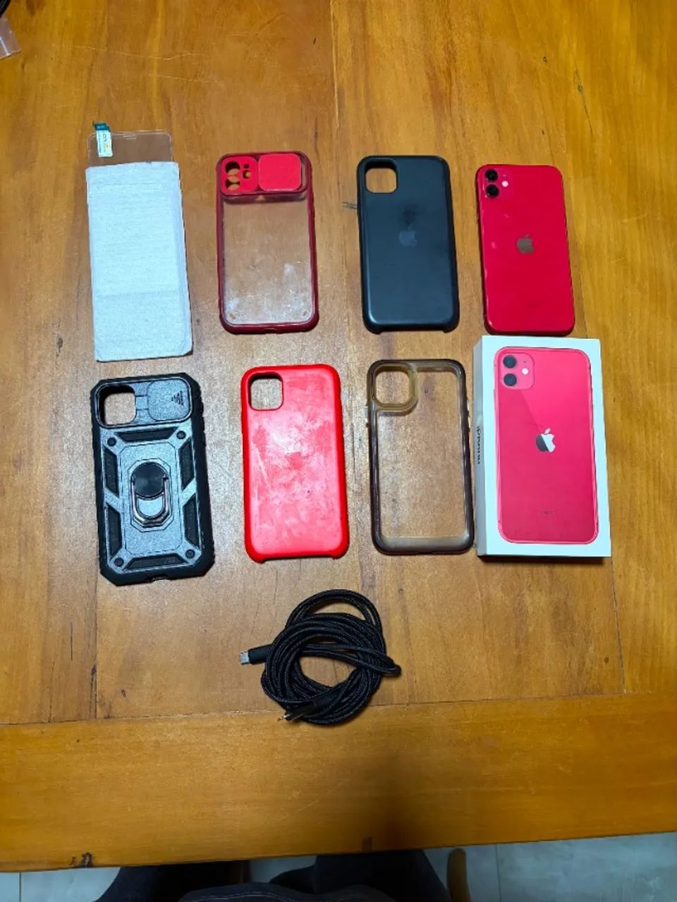 iPhone 11 Vermelho 64GB + Caixa Original, 5 Capinhas, 3 Películas e Cabo - Foto 2