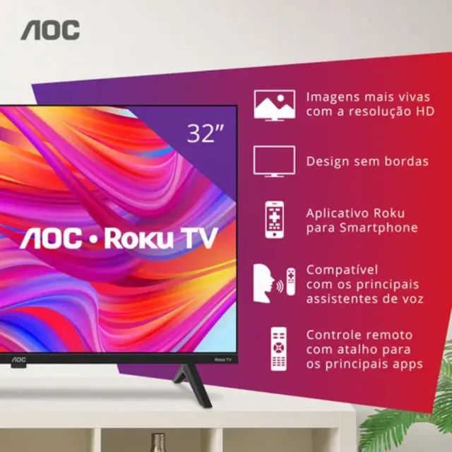 Smart TV AOC de 32 polegadas( NOVA) - Foto 3