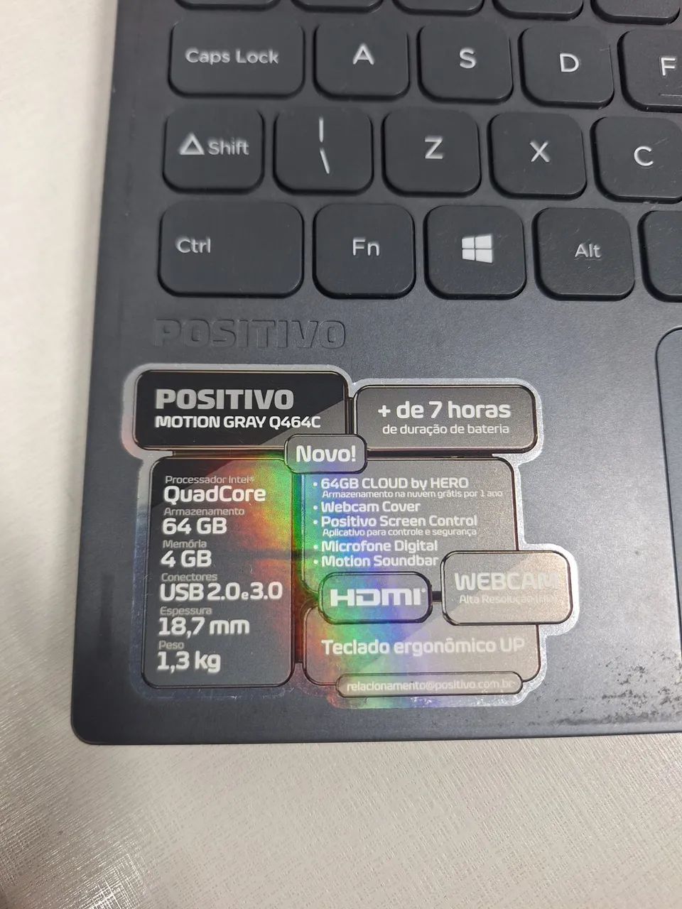 Notebook positivo motion gray Q464C - Foto 4