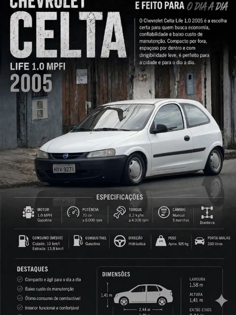 Chevrolet Celta Celta Life/ LS 1.0 MPFI 8V FlexPower 3p 2006