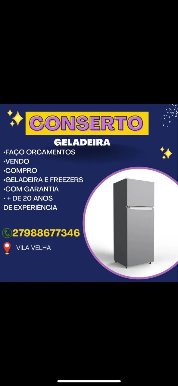 Conserto de geladeira 