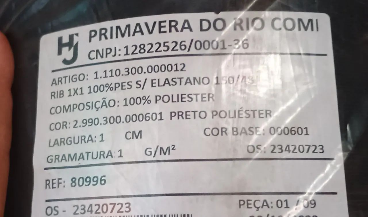 Ribana Poliéster 1x1