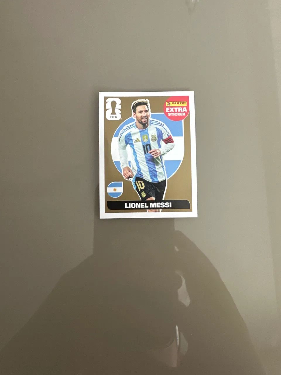 Figurinha Panini Legend Copa 2026 Lionel Messi Dourado