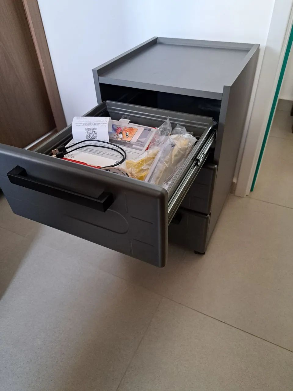 Gaveteiro de escritório Bertolini Caleidocolor novo - Foto 2