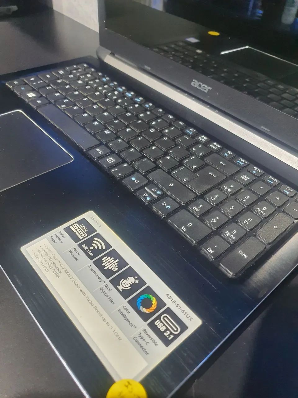 Notebook Acer Core i5 de 7° geração 256GB ssd 8GB ram  - Foto 3