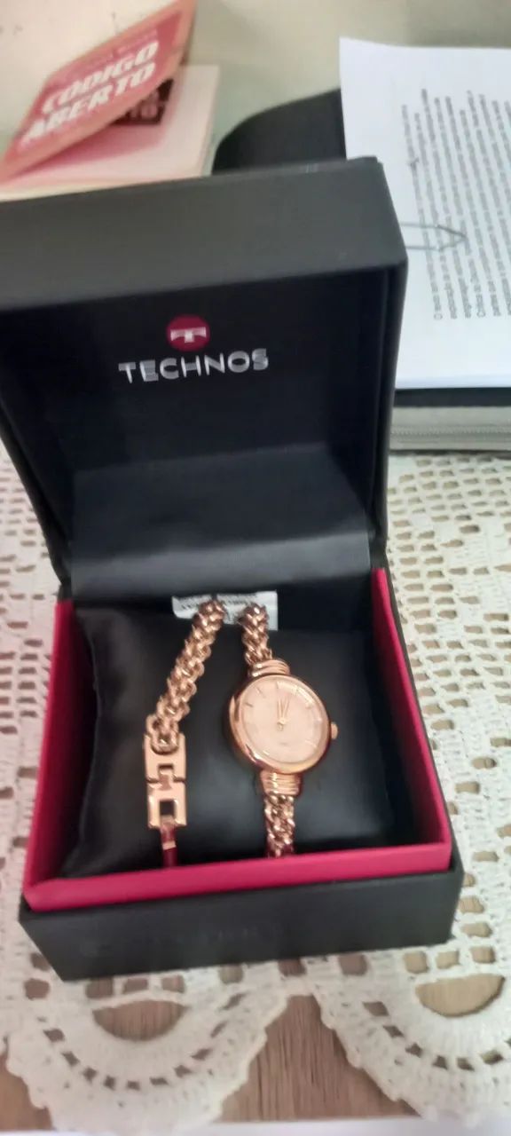 Vende-se um relógio techno folheado a ouro - Foto 2
