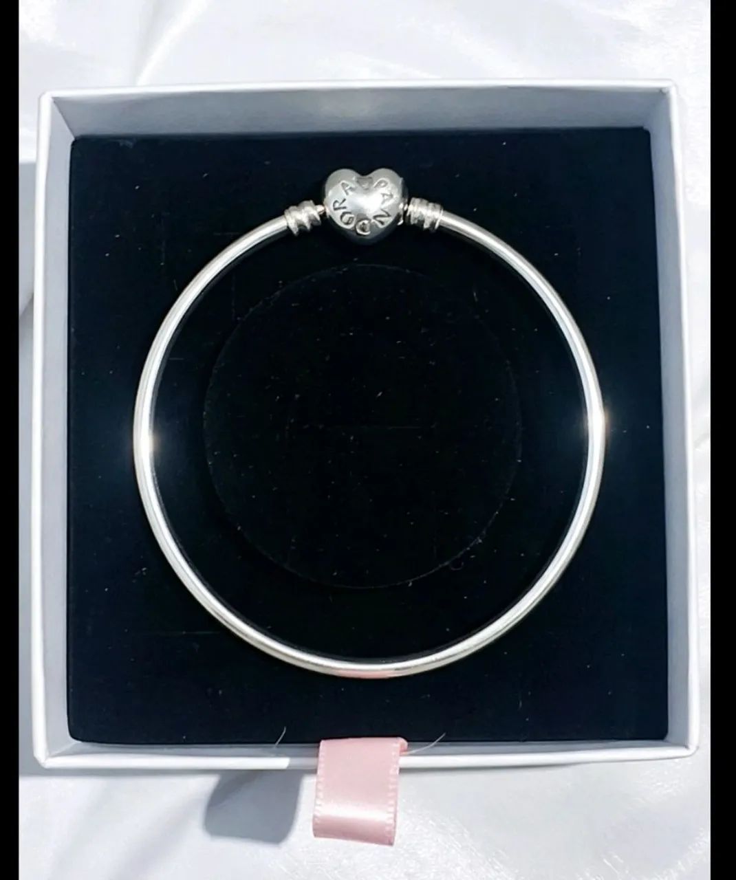 Bracelete Rígido Coração Pandora Original  - Foto 2
