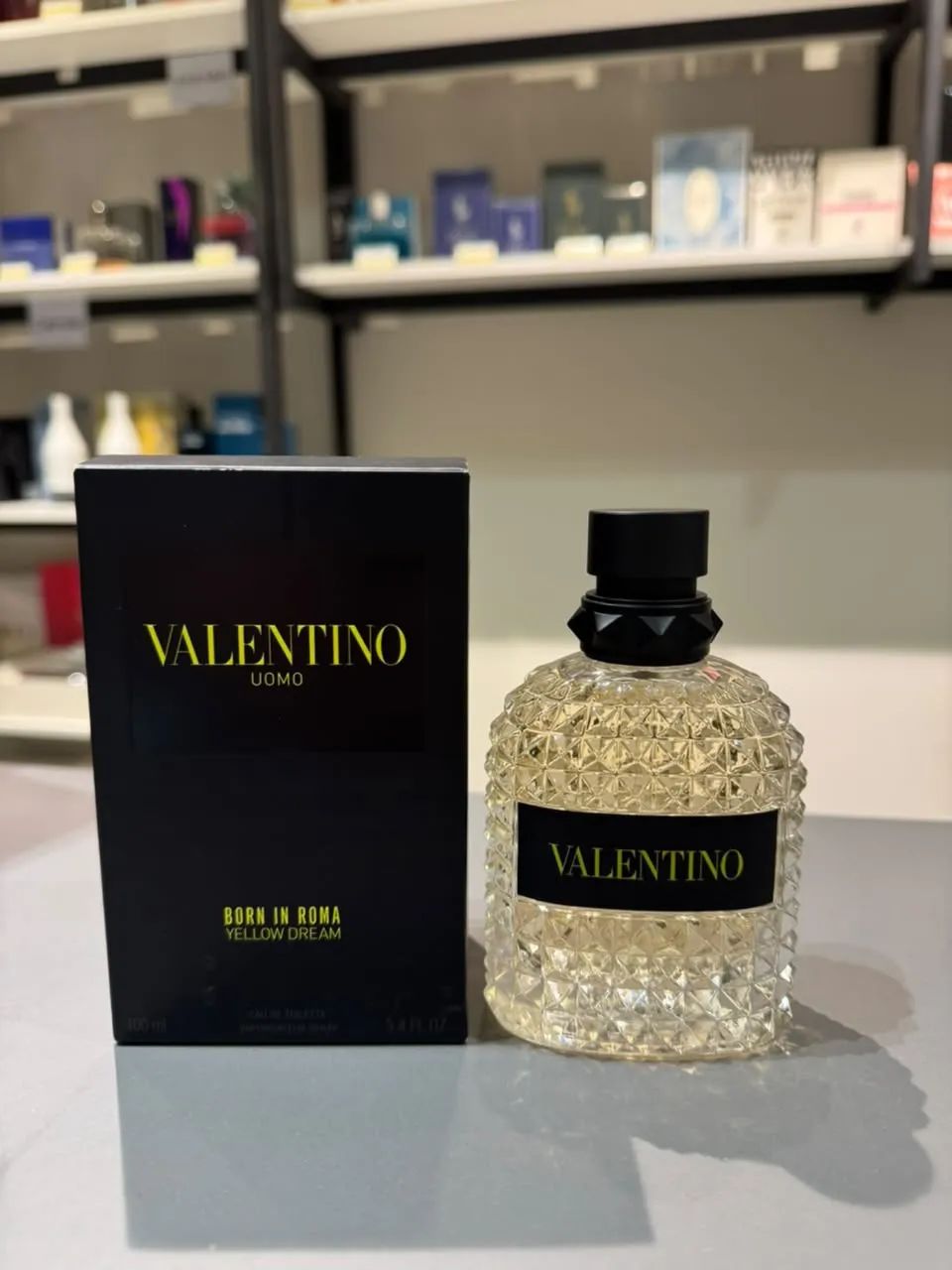 Tester Valentino Uomo Yellow Dream Edt 100 ml - original e sem uso