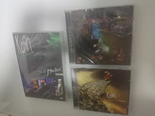 2 Cds da banda Korn + 1 DVD (2 ainda lacrados) - Foto 2