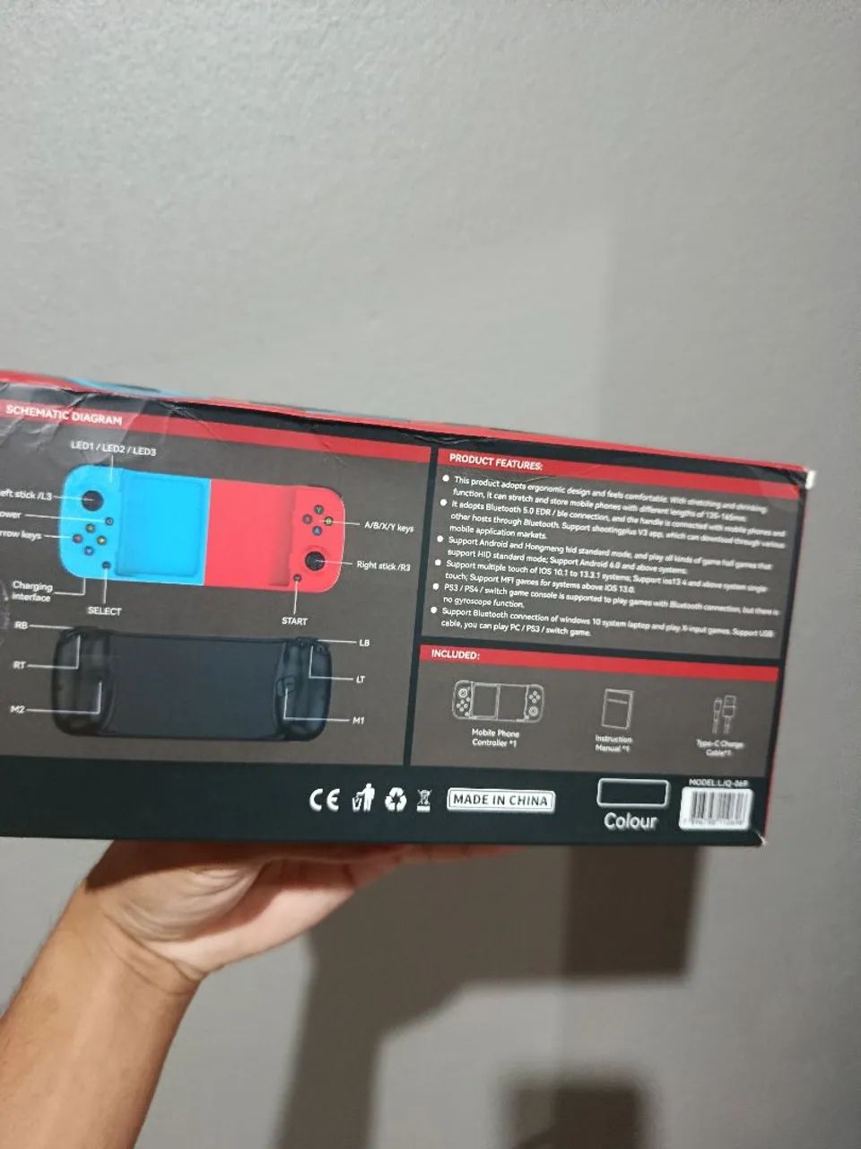 Gamepad bluetooth (wireless controller) novo usado só uma vez - Foto 3