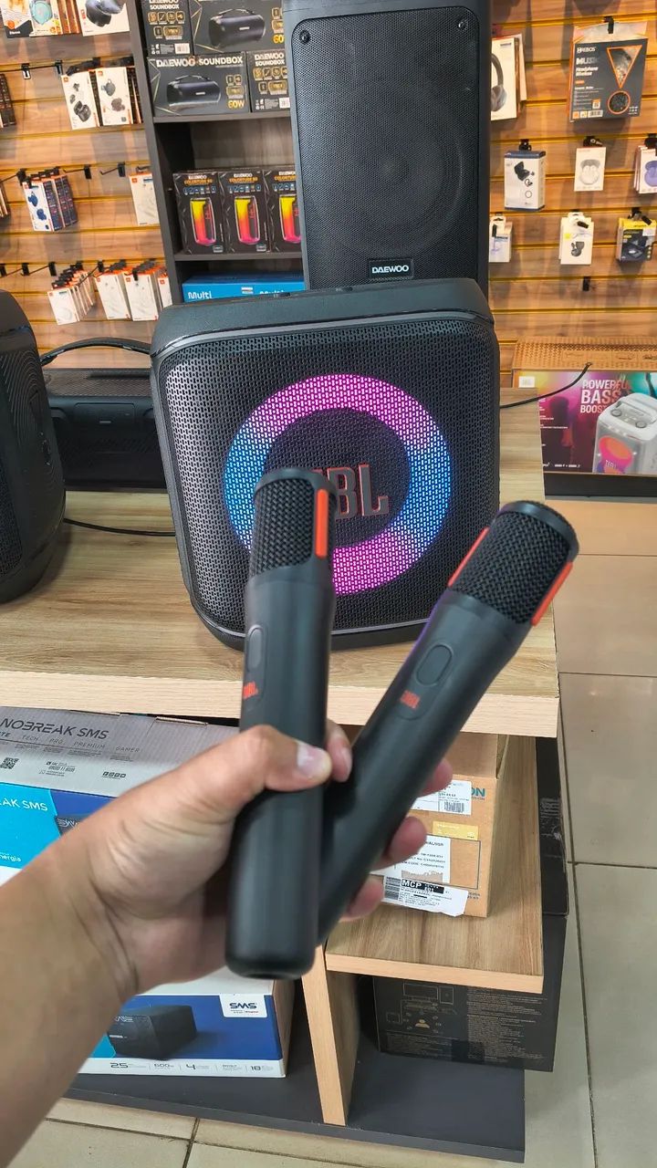 CAIXA JBL COM MICROFONE  - EM LOJA - Foto 5