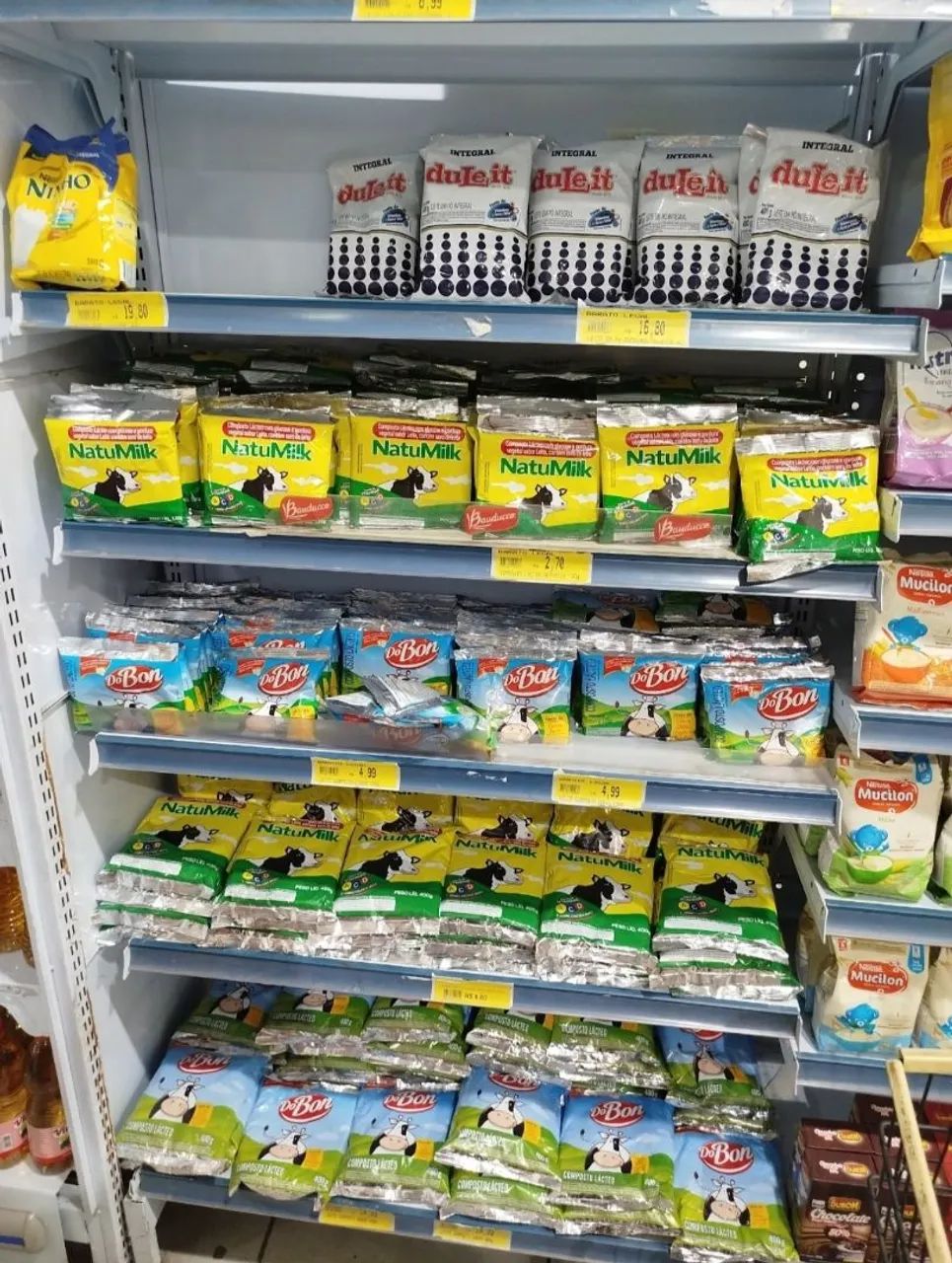 GÔNDOLAS CENTRAL PARA MERCADO<br>600 o metro