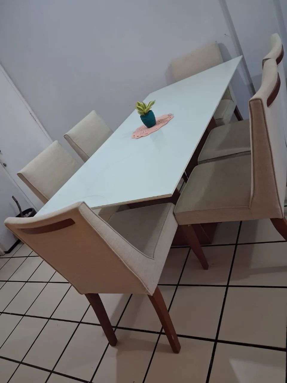 Mesa de jantar Decorart 1,80 m com 6 cadeiras - Foto 2