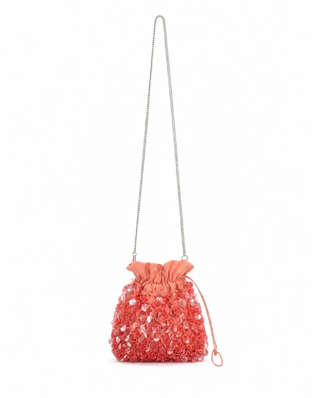Bolsa Zara nova coral patês  - Foto 3