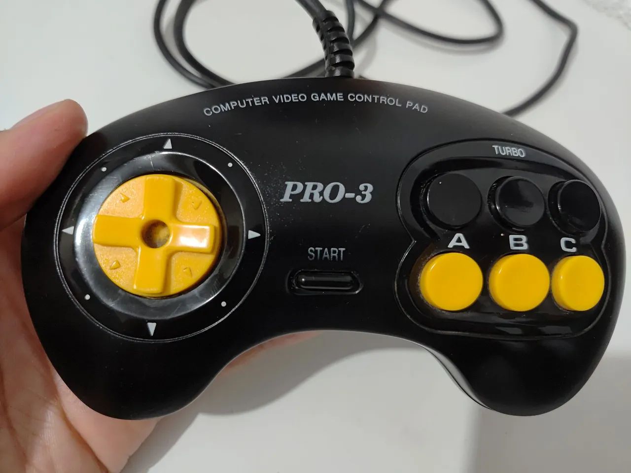 Controle de Mega Drive Pro-3 turbo 