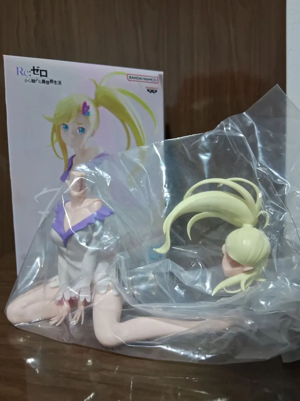 Anime Figure Re:Zero Minerva Relax Time original Bandai lacrada - Foto 3