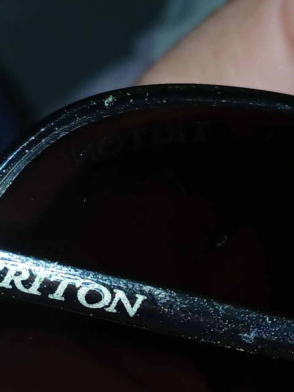 Óculos de Sol Triton Eyewear Aviador Clássico - Branco e Dourado em ótimo estado  - Foto 4