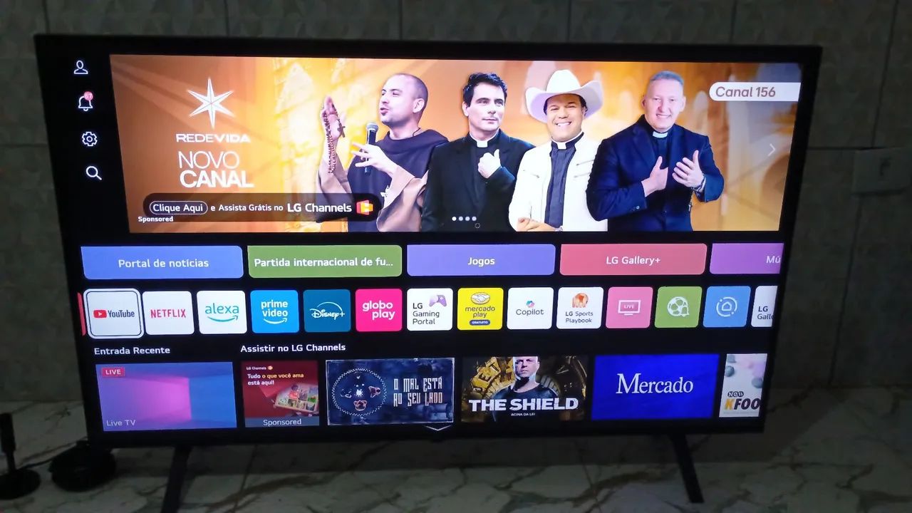 Tv LG 50 polegadas smart 4k Alexa comando de voz Bluetooth completa 