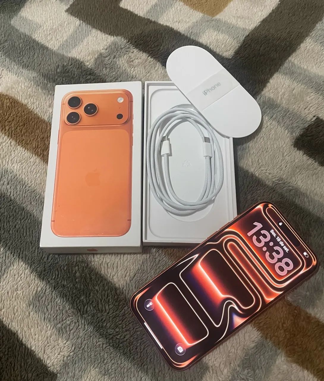 iphone 17 pro Max 256GB laranja  - Foto 2
