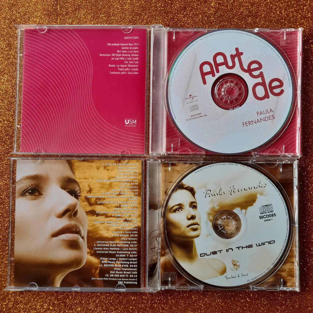 Cd Paula Fernandes Dust In the Wind e CD A Arte  - Foto 4