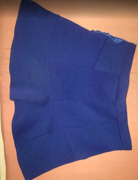 Saia curta azul  - Foto 2