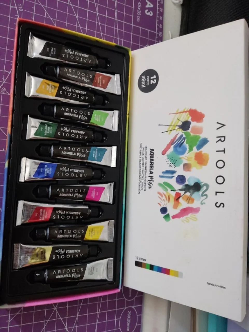 Aquarela Artools Bisnaga 12 cores - Foto 4