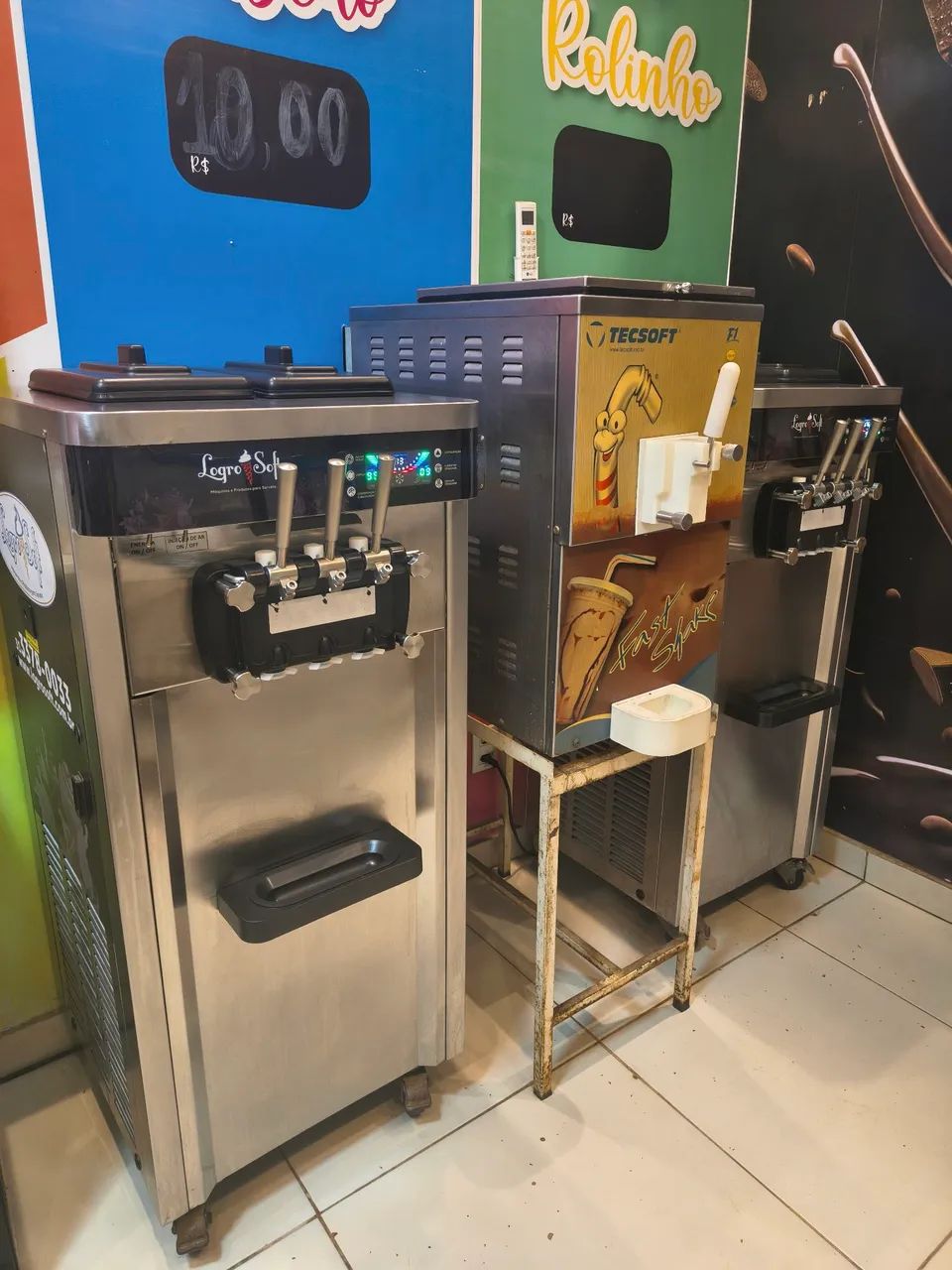 Máquina de sorvete semi nova marca logrosoff  - Foto 2