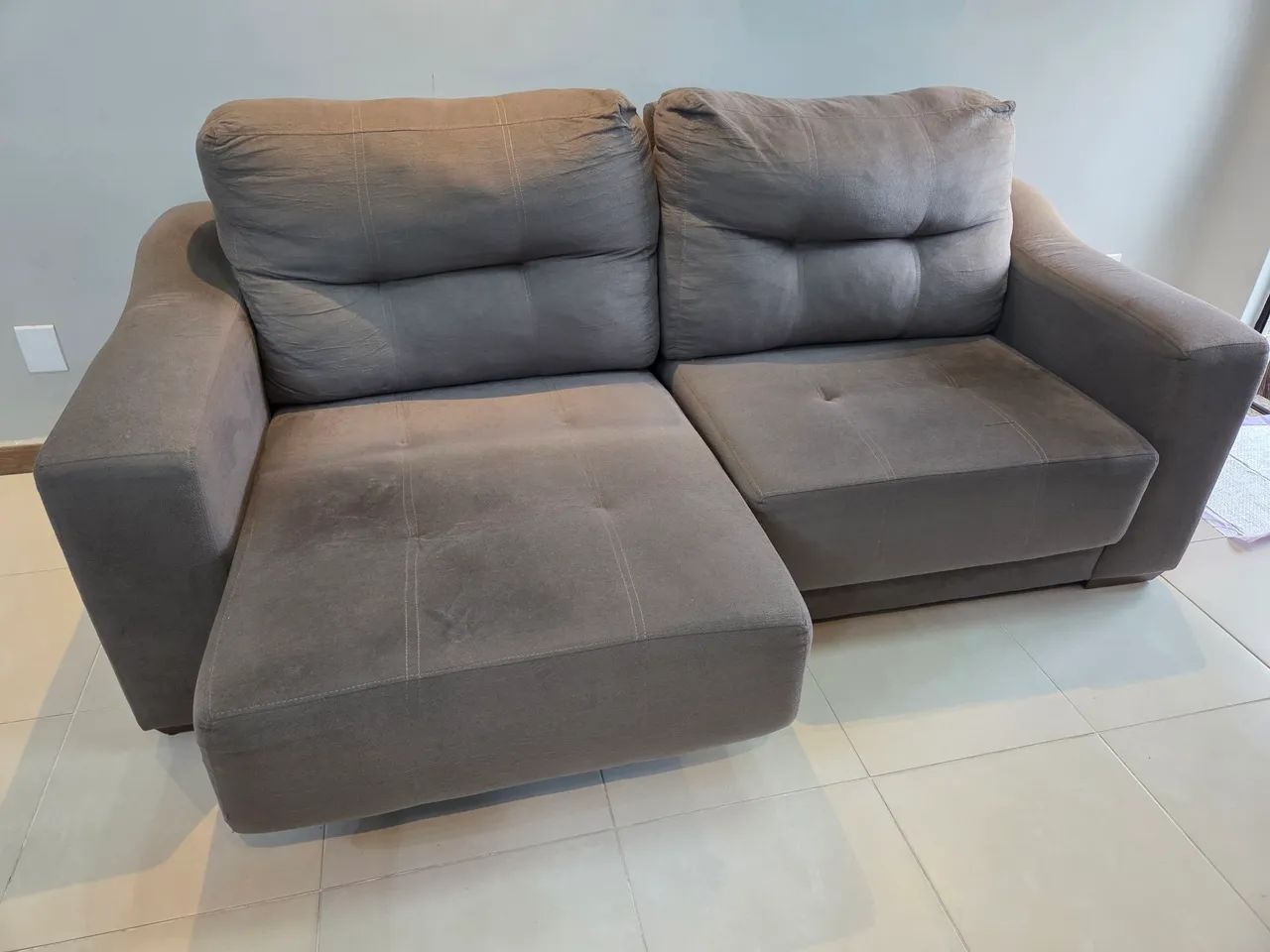 Sofá retrátil 3 lugares