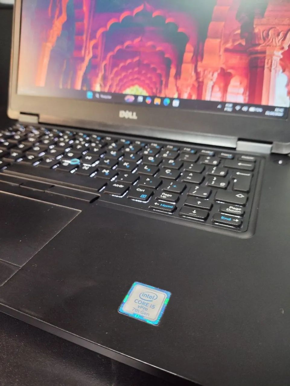 Notebook Dell Core i5 vPro USB C thunderbolt teclado iluminado estrutura em alumínio  - Foto 4