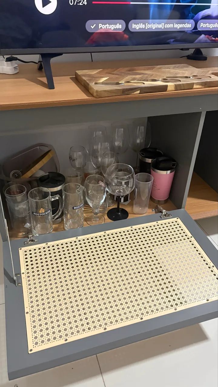 Rack para televisão, em MDF - Foto 3