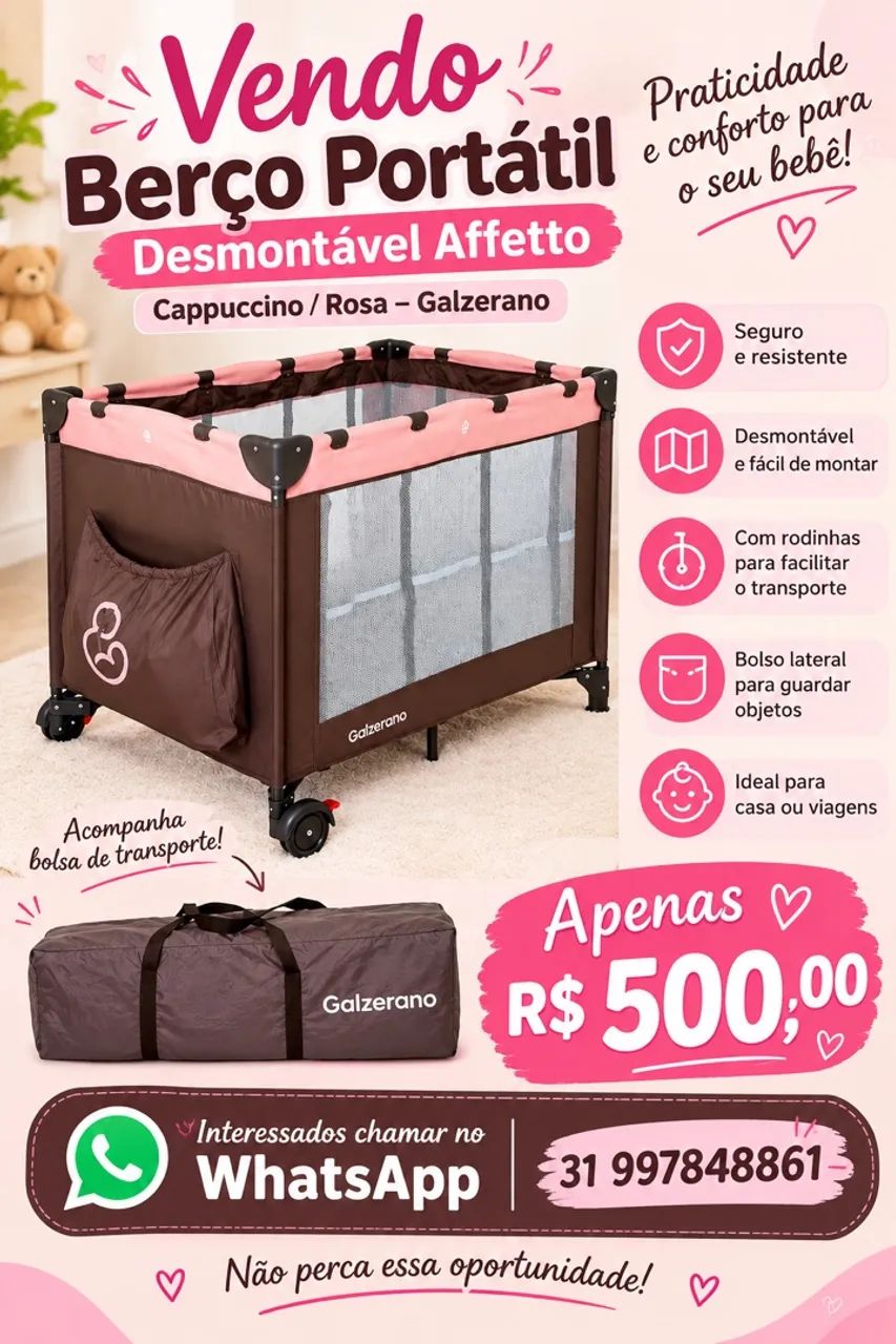 berço portátil 