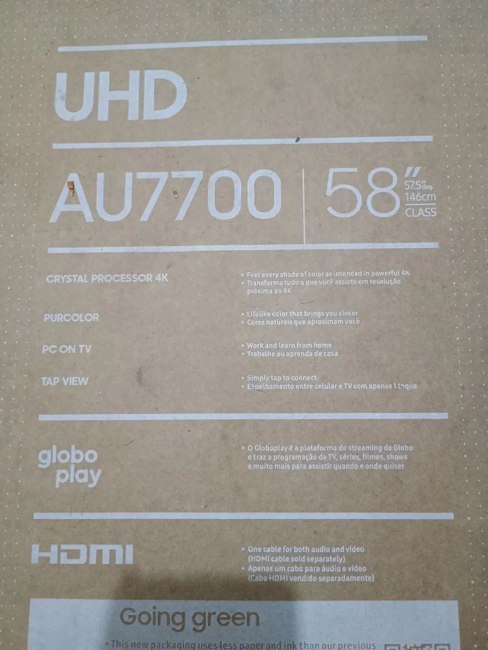 Tv Samsung UHD 4K 58 polegadas  - Foto 2