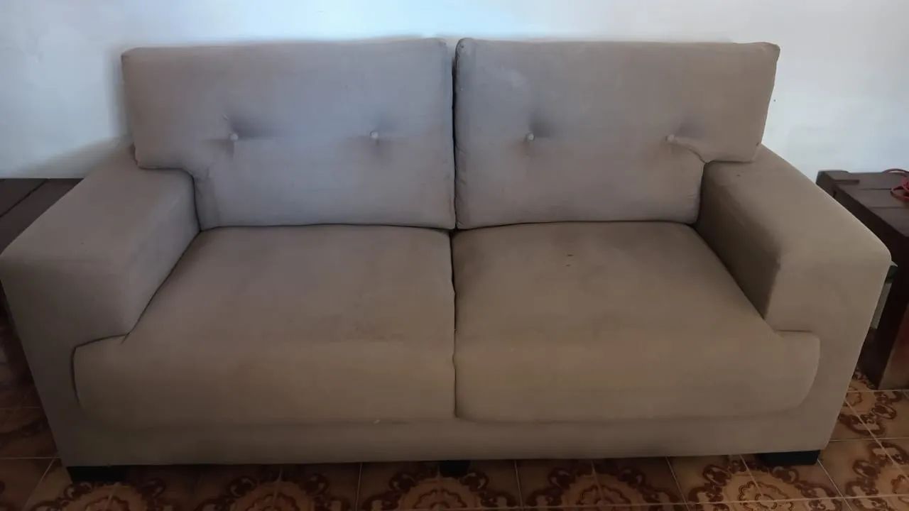 Sofá Simples Bege  - Foto 2