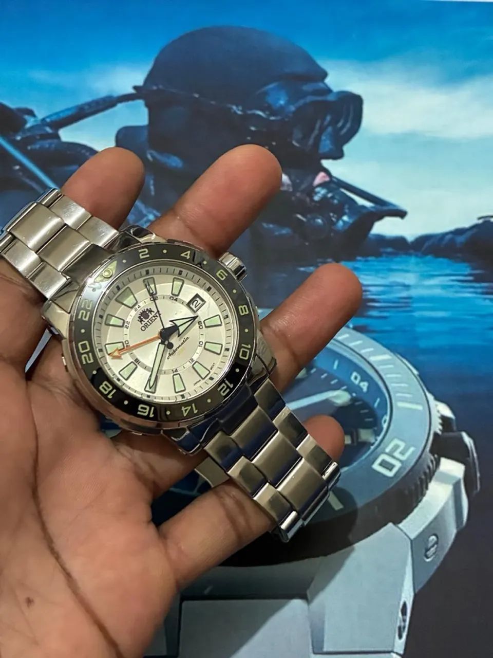 relógio Orient Automático GMT  - Foto 3