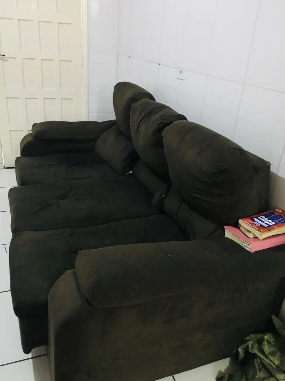 Vendo sofá retrátil marrom