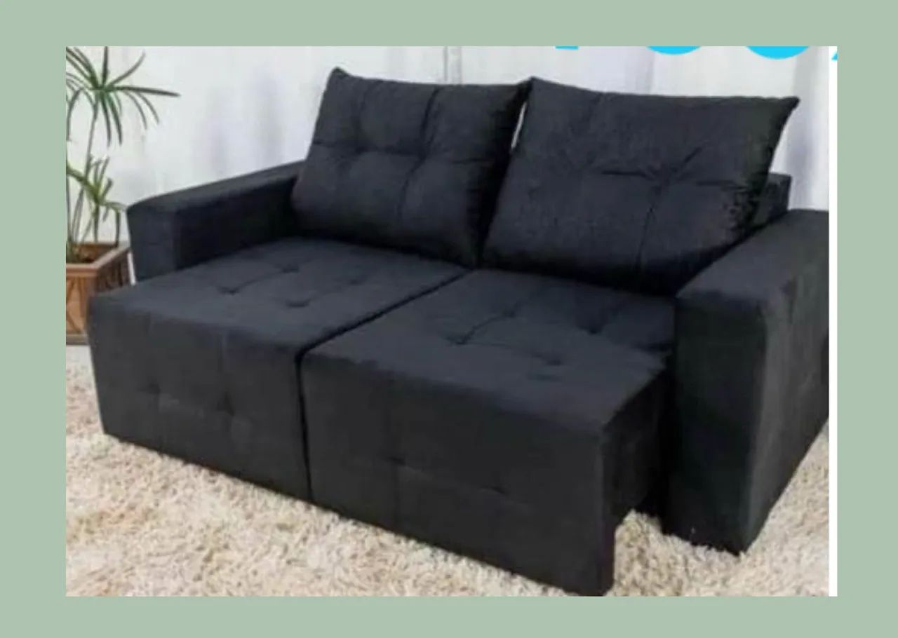OFERTA: Sofá retrátil Texas varas cores de fábrica  - Foto 3