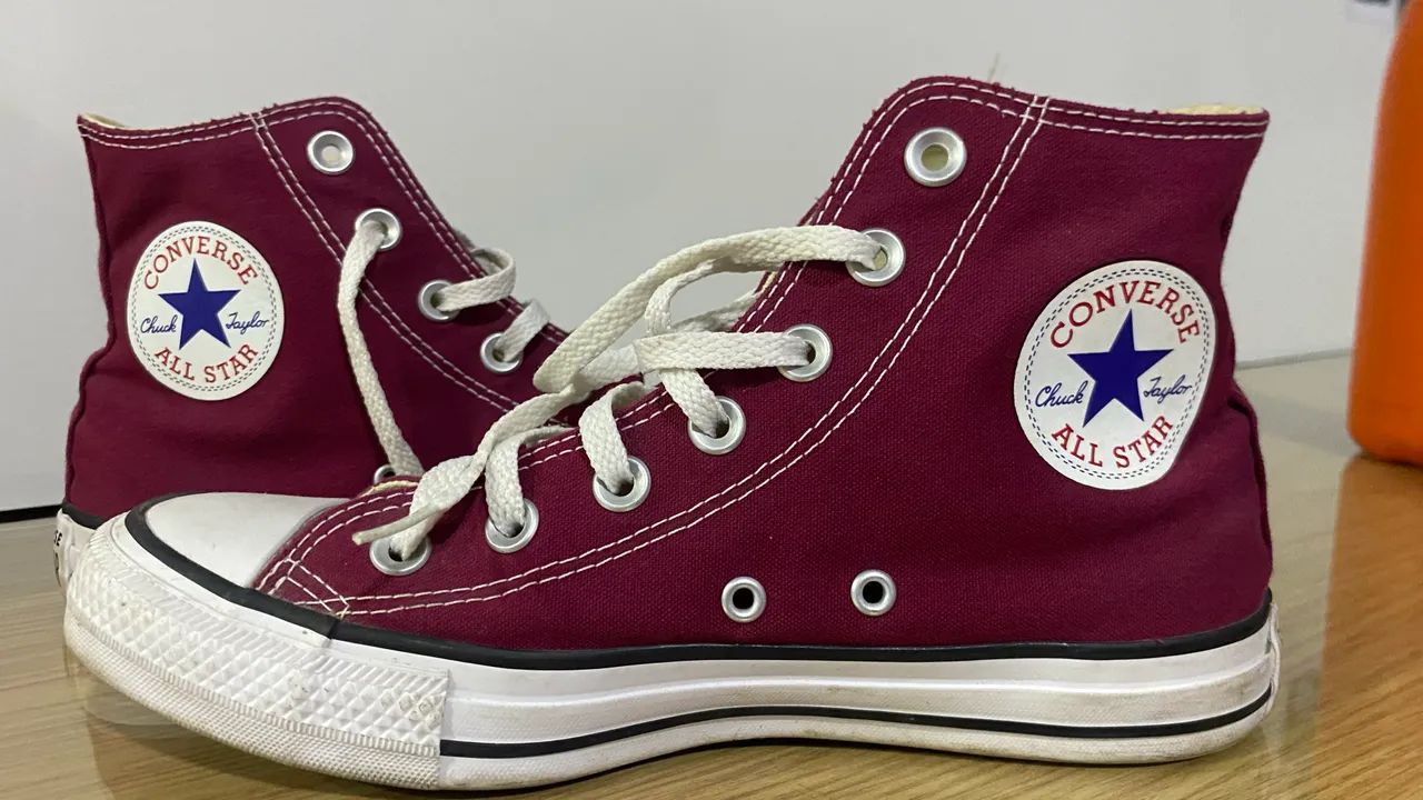 All star vinho cano alto  - Foto 2