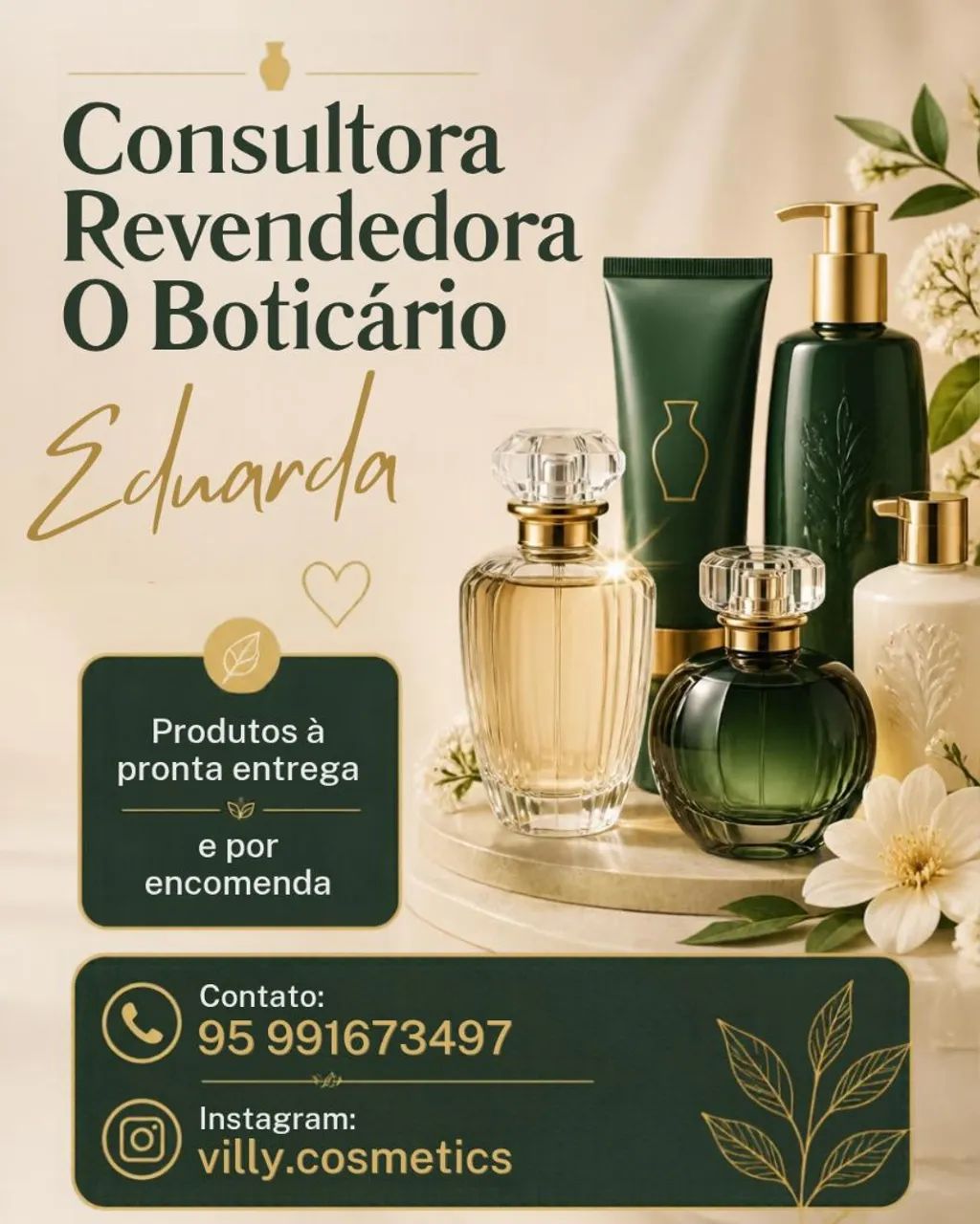 Revenda de perfumaria e cosméticos 