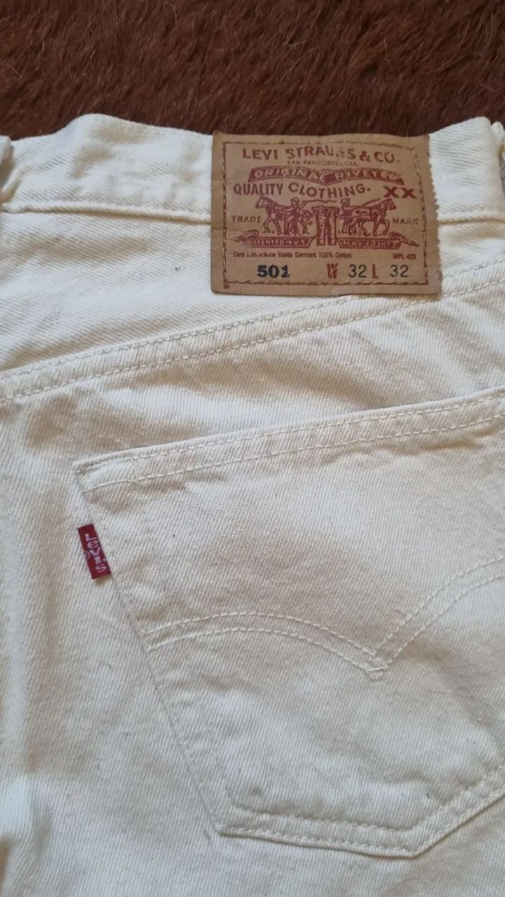 Calça levis off white
