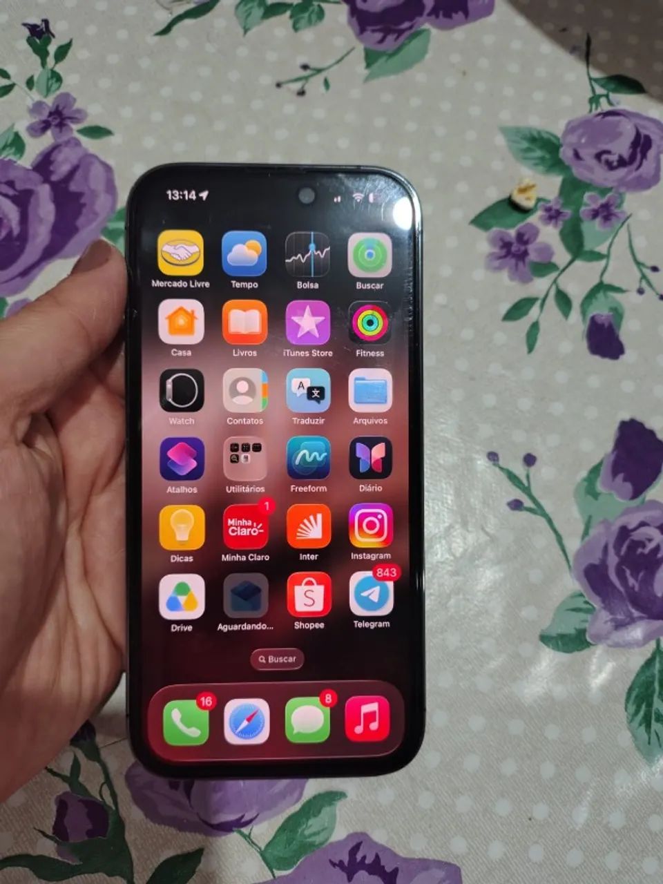 Vendo Iphone 14 pro roxo 256gb - Foto 2