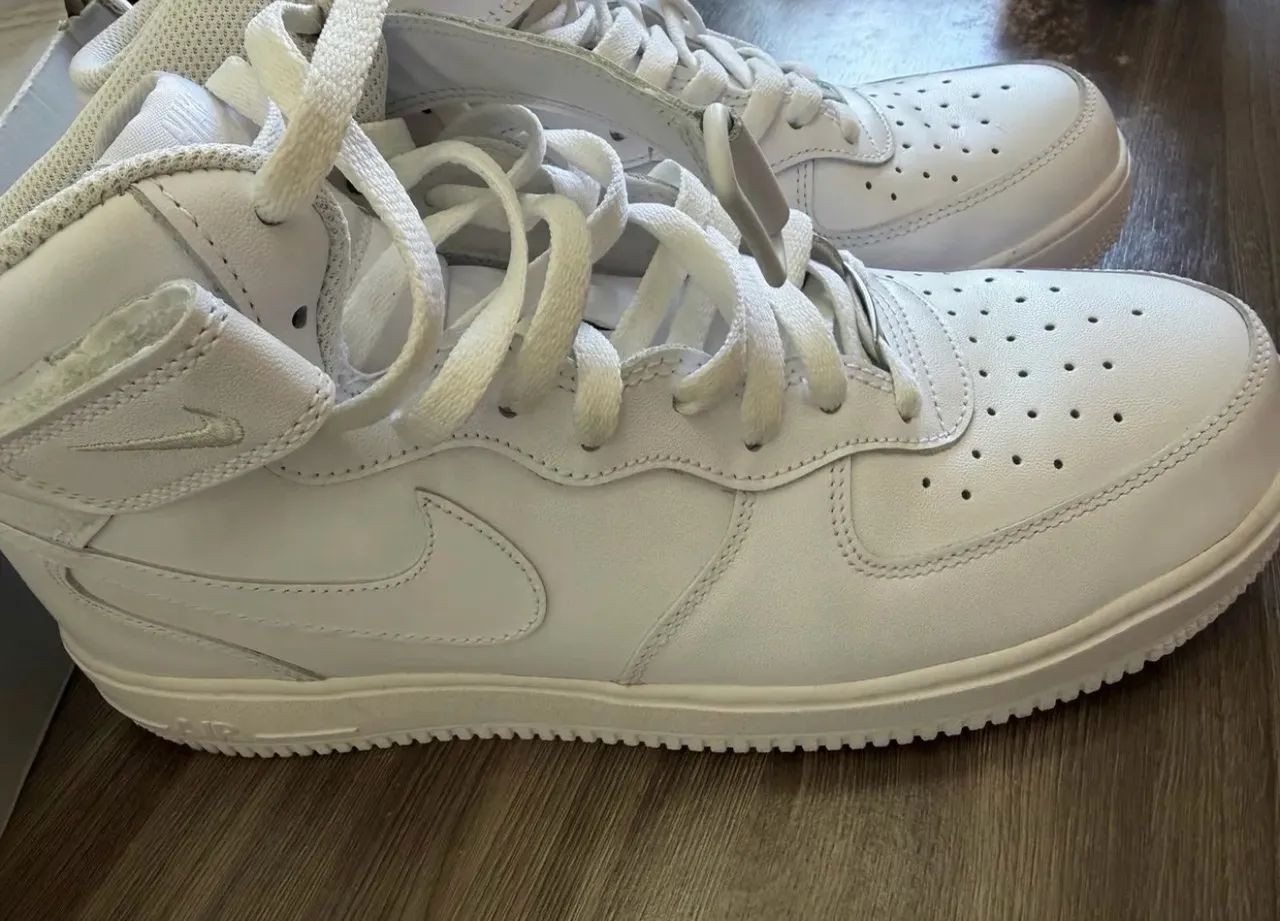 Nike Air Force 1 mid 07 - Branco - Foto 3