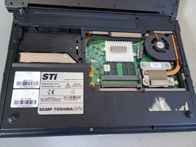Carcaça Notebook Toshiba Sti Is 1462 (Usado) - Foto 4