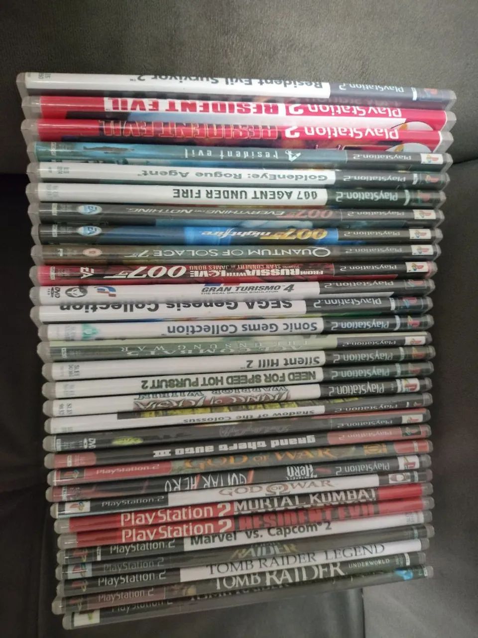 Lote com 30 jogos de PS2