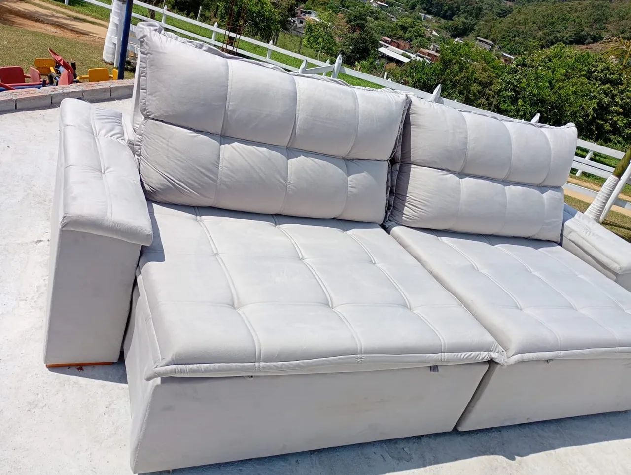 Sofa de luxo 2,90 novo !! - Foto 4